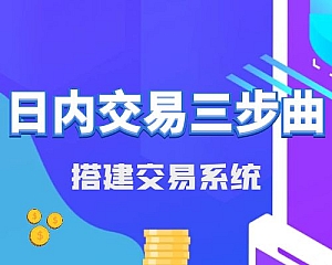 日内交易三步曲-搭建你的首套交易系统-熊猫交易学社